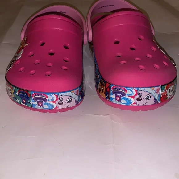 Crocs Paw Patrol Classic Band Clogs / Sandals Shoes Sz 1 - Picture 6 of 14